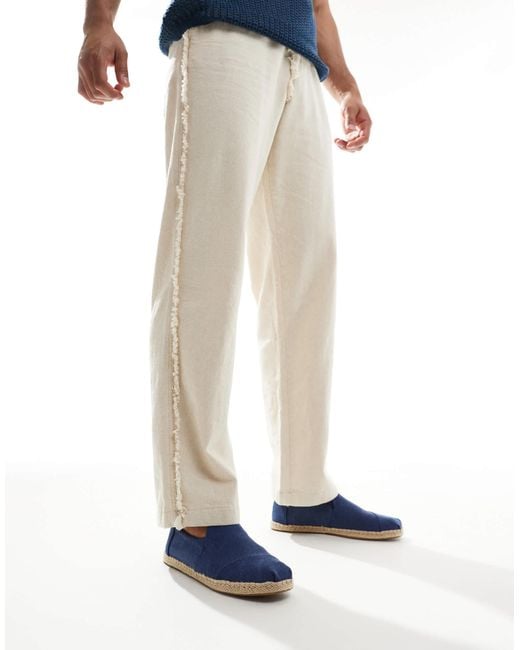 TOMS Blue Deconstructed Alpargata Rope Espadrilles for men