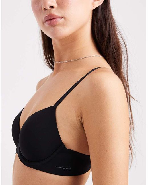 Cotton On Black Ultimate Comfort Bonded T-shirt Bra