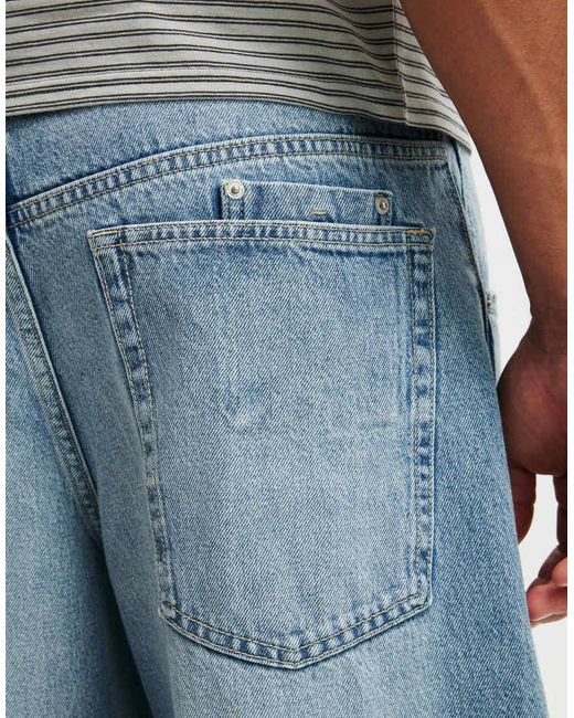 Cotton On Blue Y2K Super Wide Jean for men