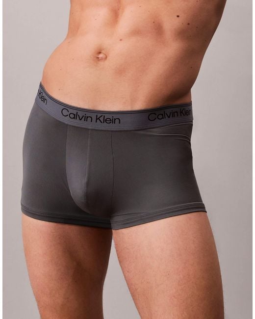 Calvin Klein Blue 5 Pack Low Rise Trunks for men