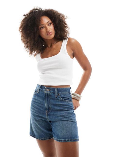 Levi's Blue – weite jeans-shorts