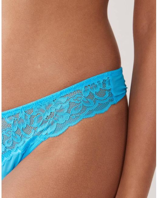 Ann Summers Blue Sexy Lace Lingerie Thong