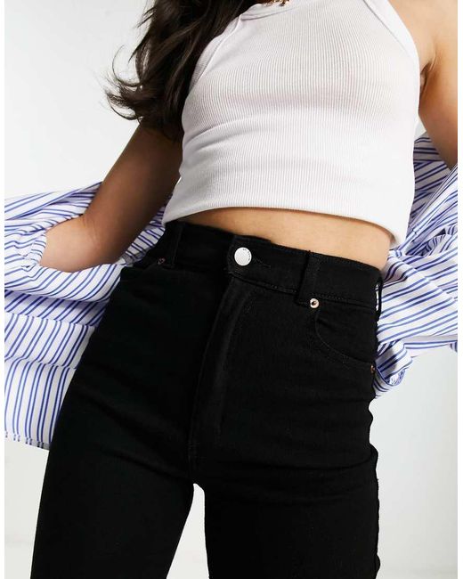 Dr. Denim White Moxy Straight Jeans