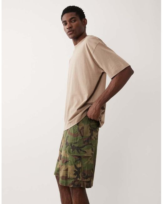 Polo Ralph Lauren Green Gellar Camo Print Cargo Shorts for men