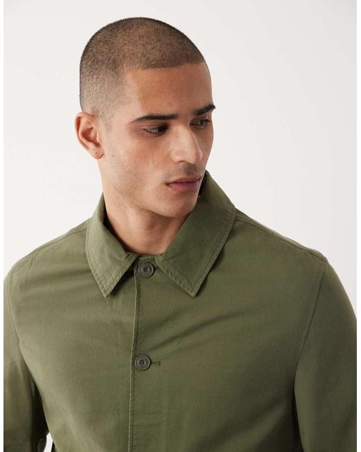 Camicia Giacca di Mango in Green da Uomo