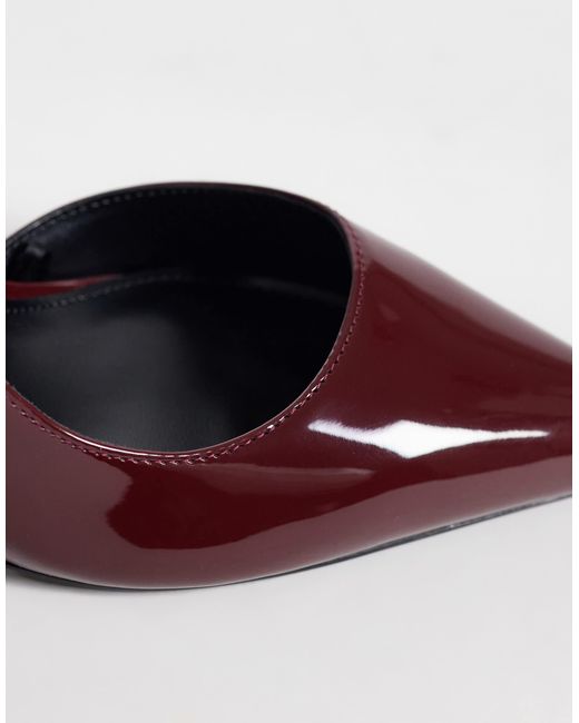 Mango Purple Klassischer pumps mit absatz