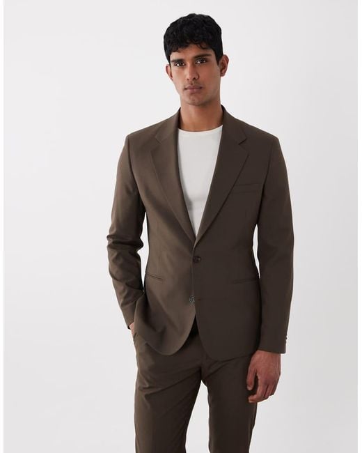 ASOS Gray Skinny Suit Blazer for men
