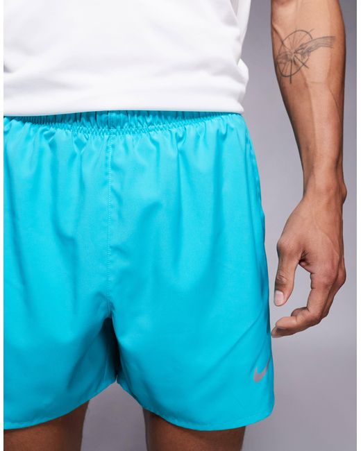 Nike – challenger dri-fit – 5-zoll-shorts in Blue für Herren