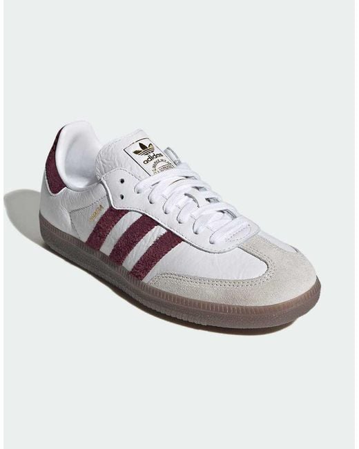 Adidas Originals White Samba Og Trainers