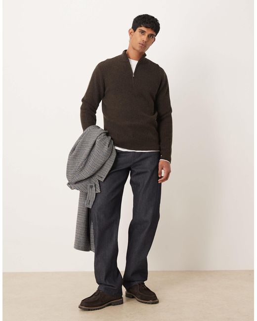 Pull en maille Mango pour homme en coloris Black