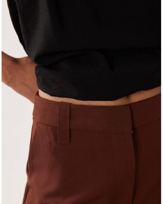 ASOS Brown Micro Shorts