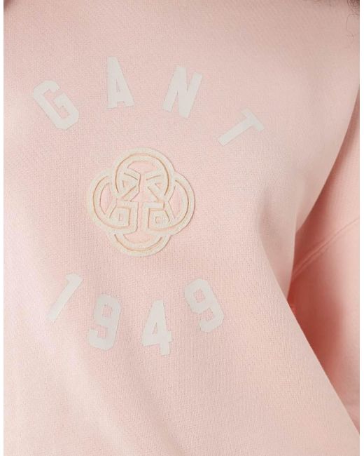Gant Natural Vintage Chest Logo Sweatshirt
