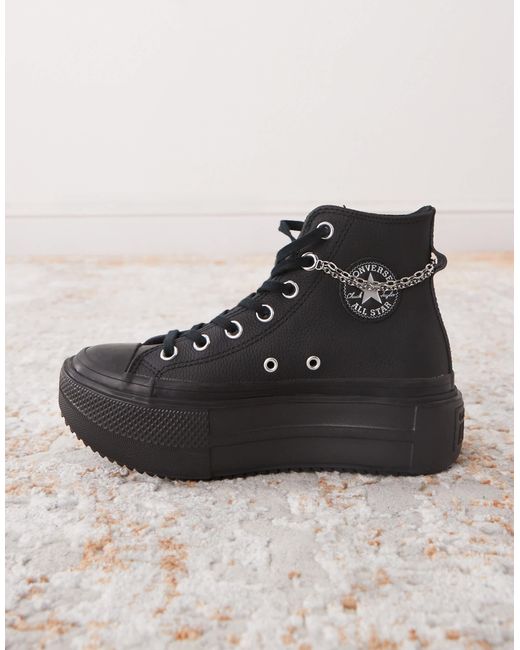 Converse Black – chuck taylor all star lift double stack – sneaker