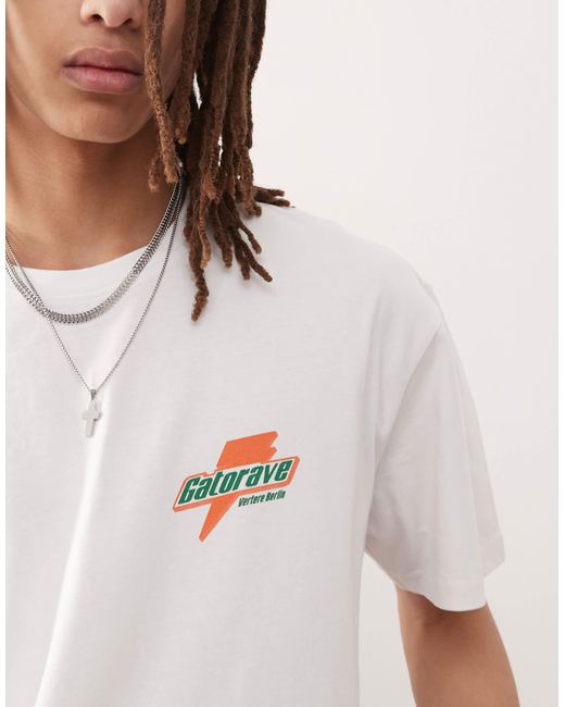 Vertere Berlin – oversize-t-shirt in White für Herren