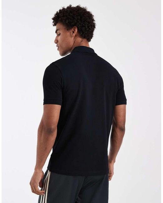 Fred Perry Black Short Sleeve Polo Shirt for men