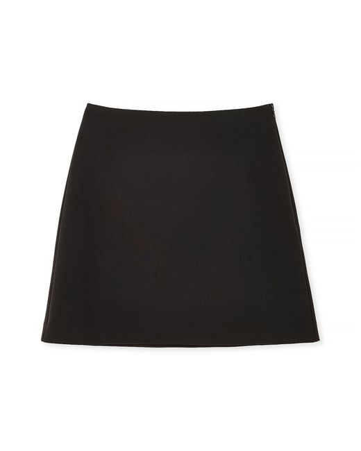 NA-KD Black Aline Mini Skirt