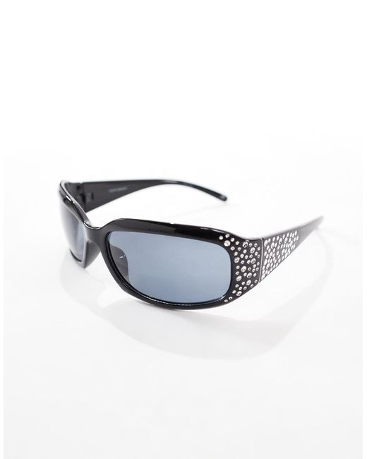 Aire Gray Singleta Diamante Sunglasses