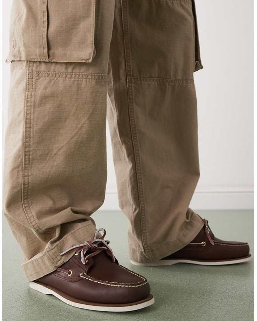 Scarpe Da Barca di Timberland in Brown da Uomo
