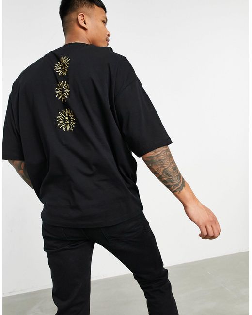 ASOS Cotton Oversized T-shirt in Black for Men | Lyst Canada