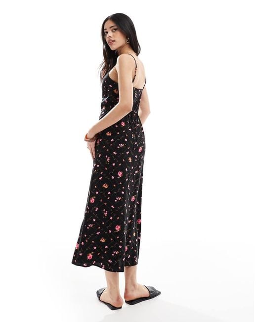 Miss Selfridge White Strappy Scoop Neck Maxi Slip Dress