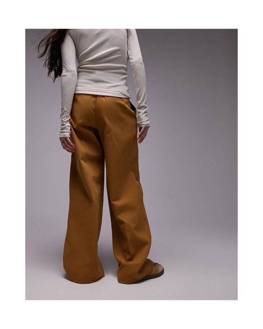 Pantalones TOPSHOP de color Brown