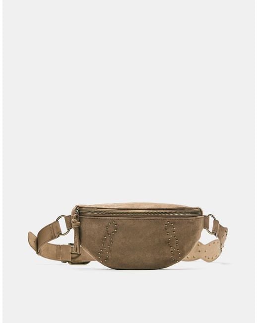Pull&Bear Heuptas Met Studs in het Brown