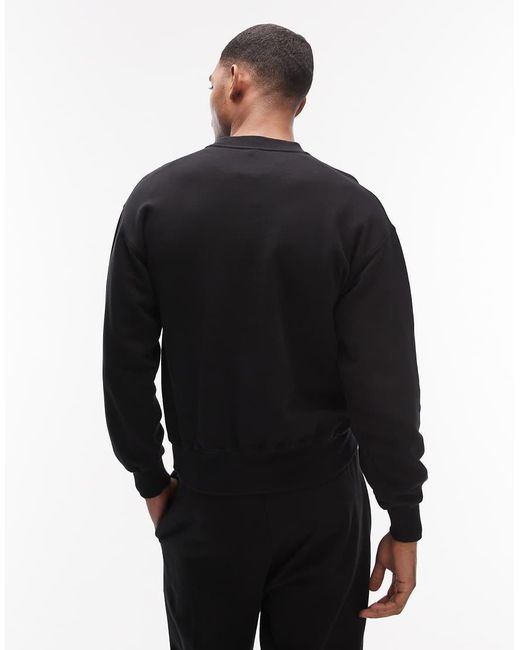 No Problemo Black Logo Sweatshirt Co-Ord for men