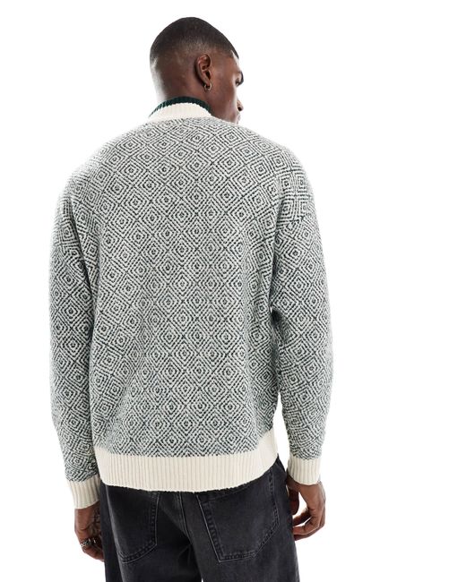 Native Youth – oversize-pullover in Gray für Herren