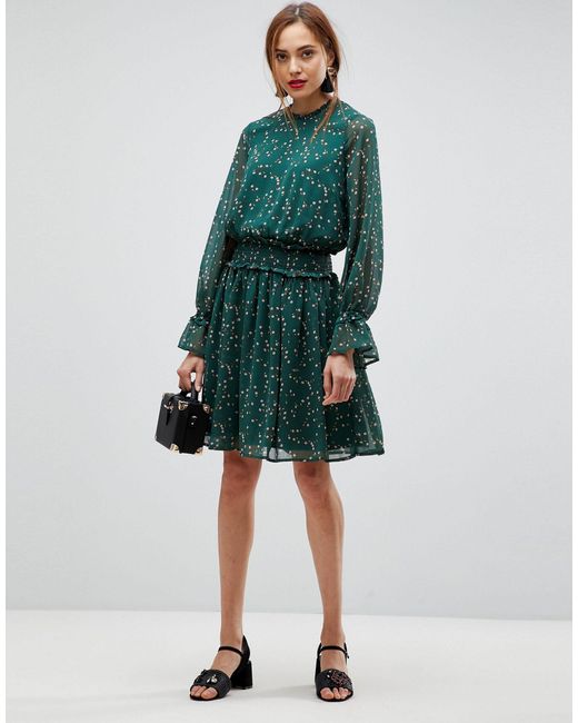 ditsy floral skater dress