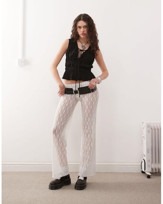 Pantalon Collusion en coloris Natural