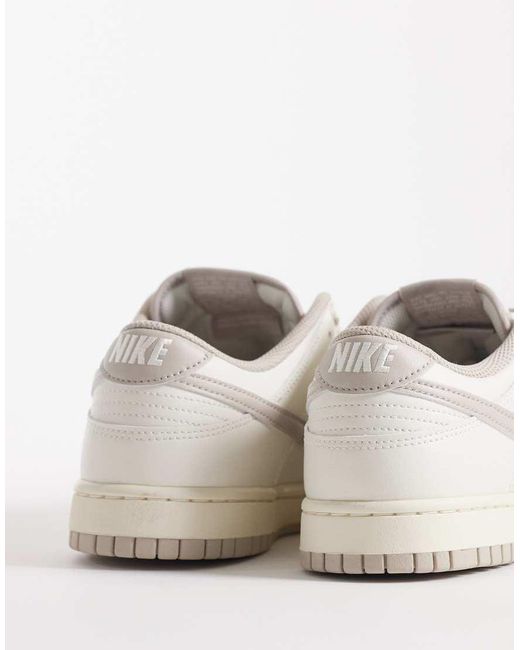 Nike White Dunk Low Retro Trainers for men