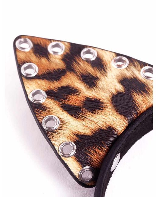 Ann Summers Brown Halloween Leopard Print Pu Cat Ears