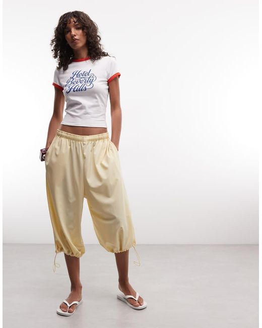 Collusion Natural 3/4 Nylon Capri