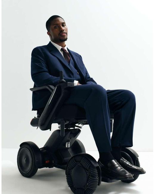 ASOS Blue Asos Adaptive Slim Suit Jacket for men