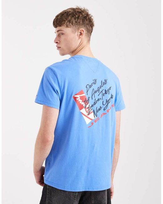 Tommy Hilfiger Blue Sign Shift T-shirt for men