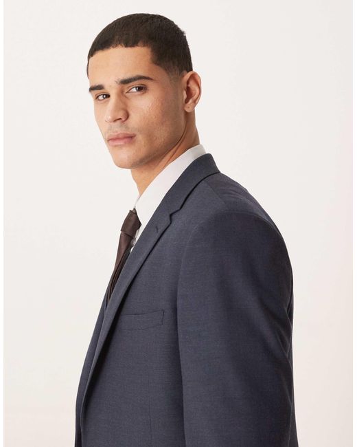 ASOS Blue Slim Suit Jacket for men