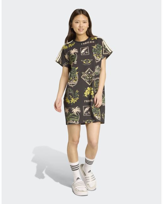 Adidas Originals Black – adidas x farm commercial – kleid