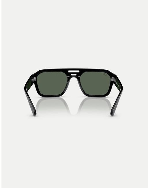 Ray-Ban Green Corrigan Irregular Sunglasses