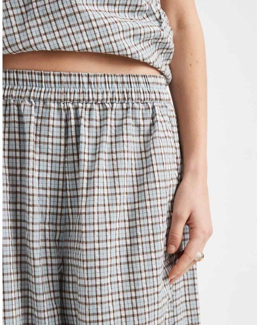 ASOS Gray Elastic Waist Pants