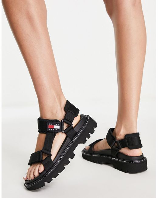 tommy hilfiger webbing beach sandals