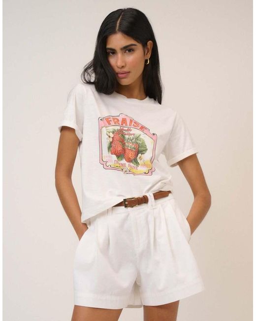 Nobody's Child Pink Fruits Graphic T-Shirt