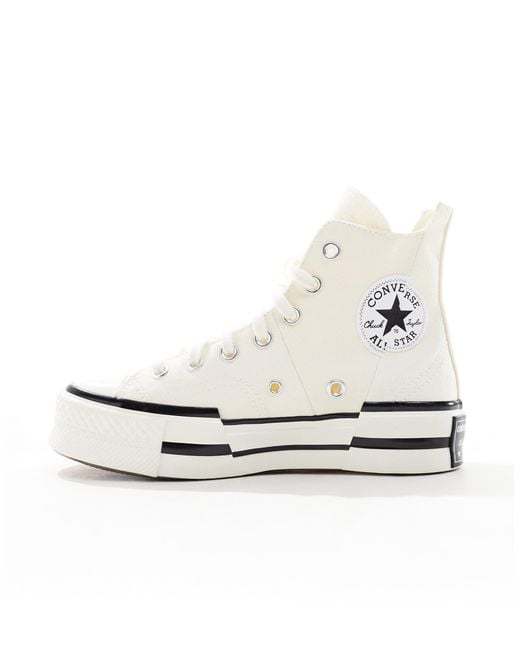 Converse White – chuck 70 plus hi – sneaker