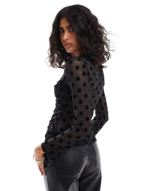 Top A Maniche Lunghe di Vila in Blue