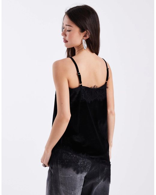 ASOS Black – satin-camisole