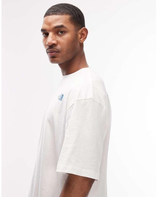 The North Face White Flower Backprint T-shirt for men