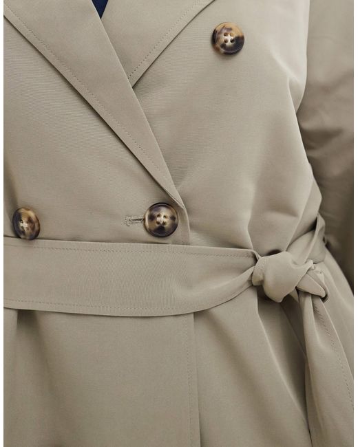 Vero Moda Blue – longline-trenchcoat