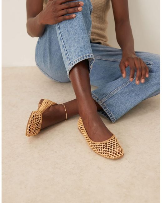 Asos Design Wide Fit Blue Lagoon Ballet
