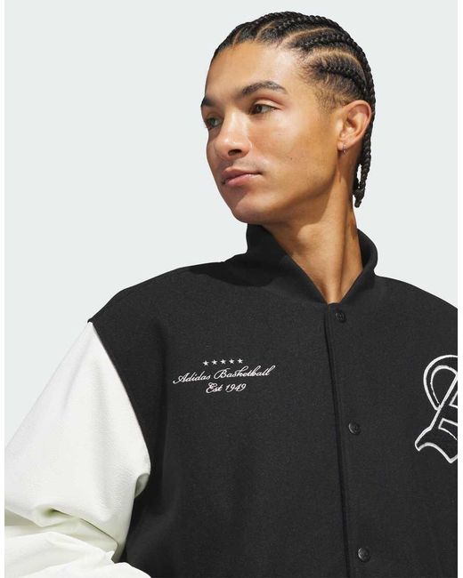 Adidas Originals Black Originals Basketball Jacket