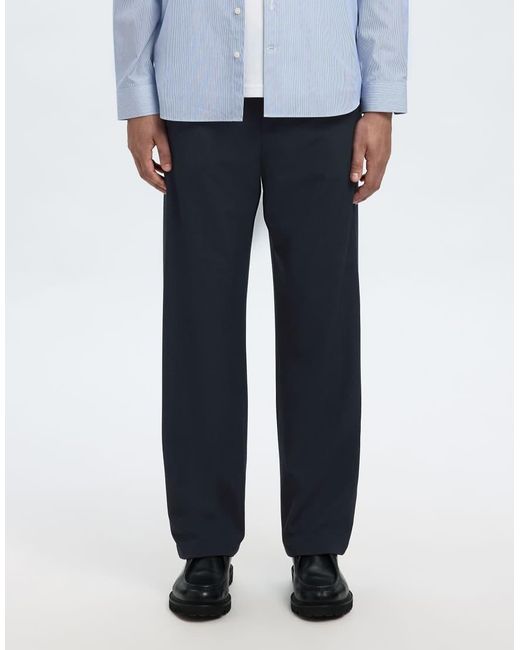 SELECTED Blue Loose-Fit Trousers for men