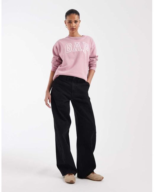 Gap Red Large Logo Sweatshirt